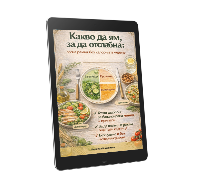 Е-книга „Какво да ям, за да отслабна“